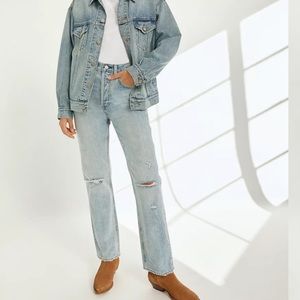Aritzia Denim Forum Joni High Rise Loose fit Size 26